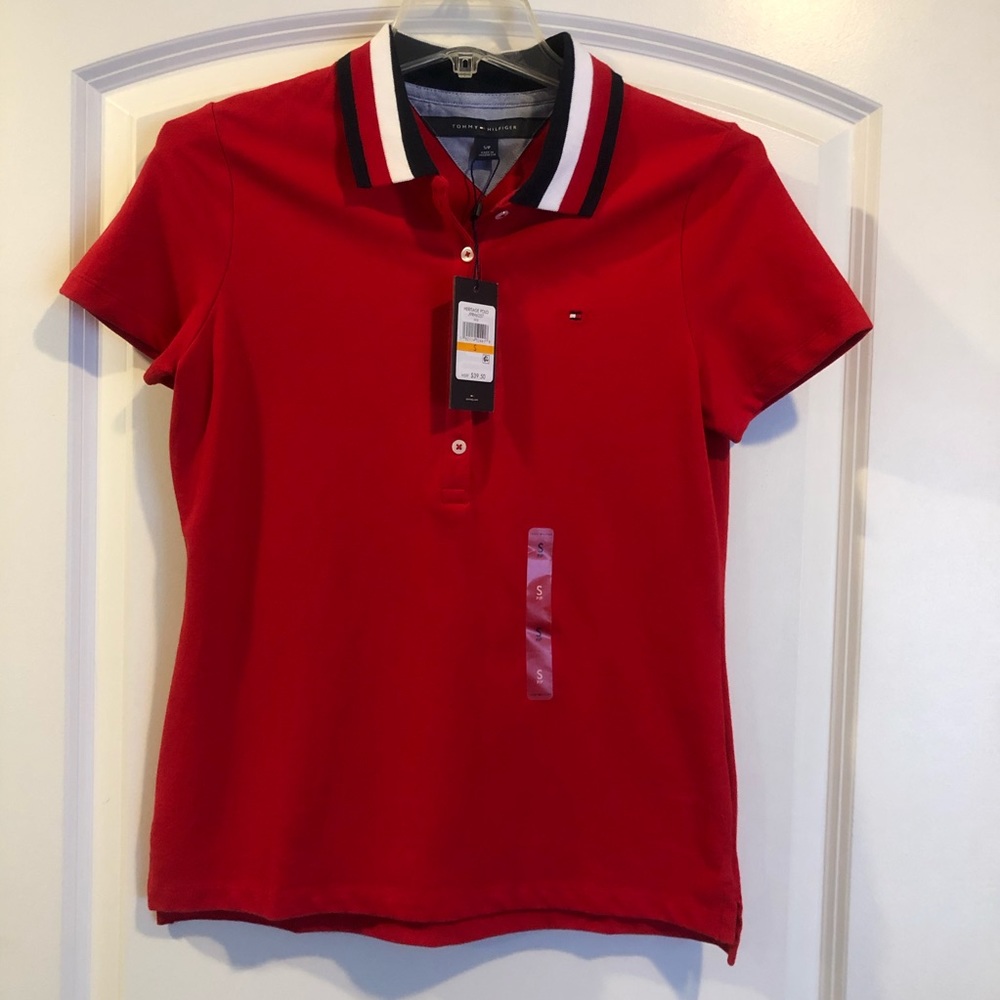 NWT Tommy Hilfiger polo, size S
